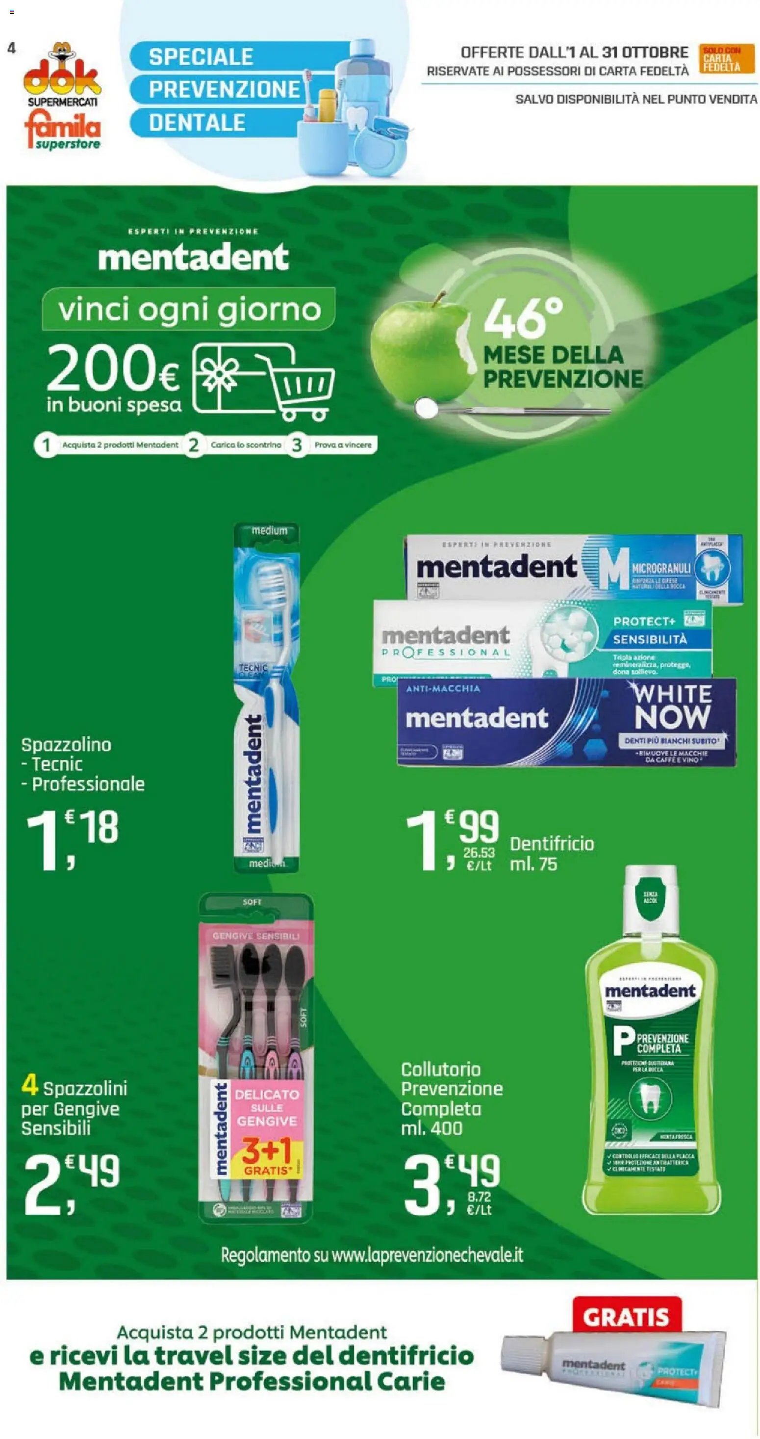 DOK volantino Oral Care