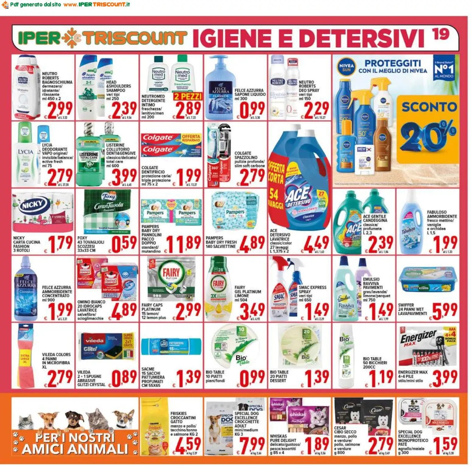 Ipertriscount volantino Fonte Nuova