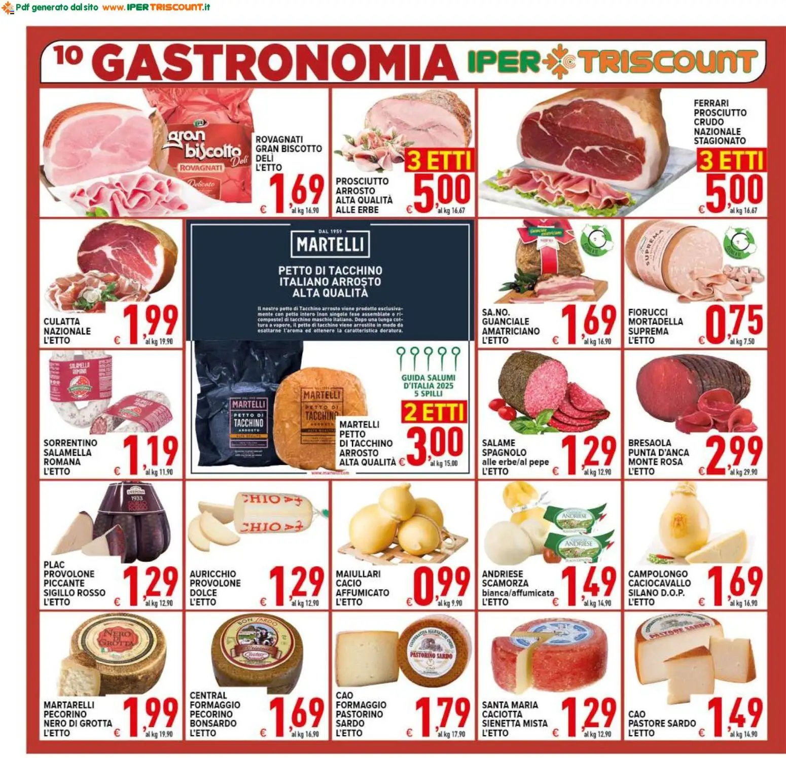Ipertriscount volantino Fonte Nuova