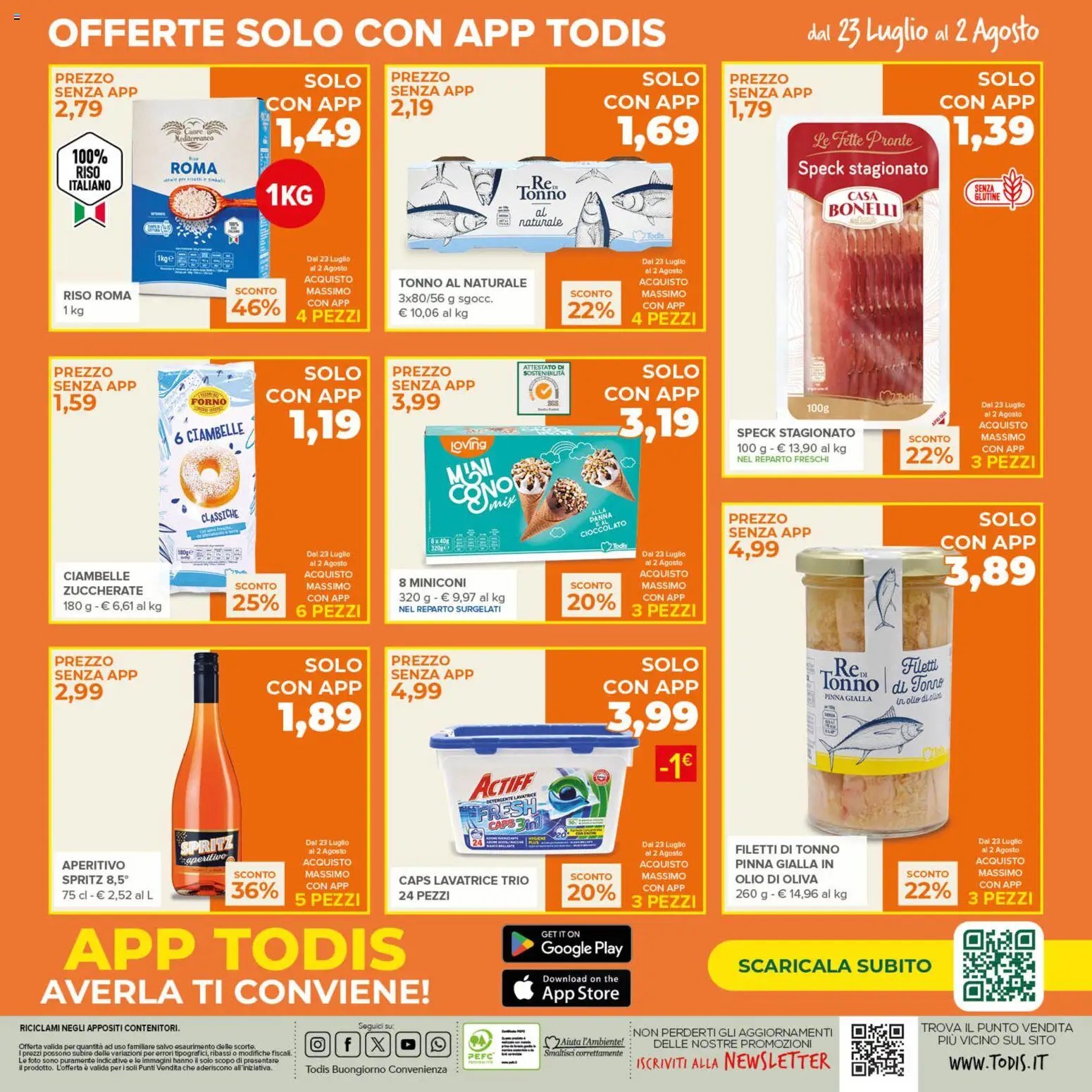 Todis volantino Rione