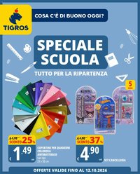 Tigros volantino Scuola
