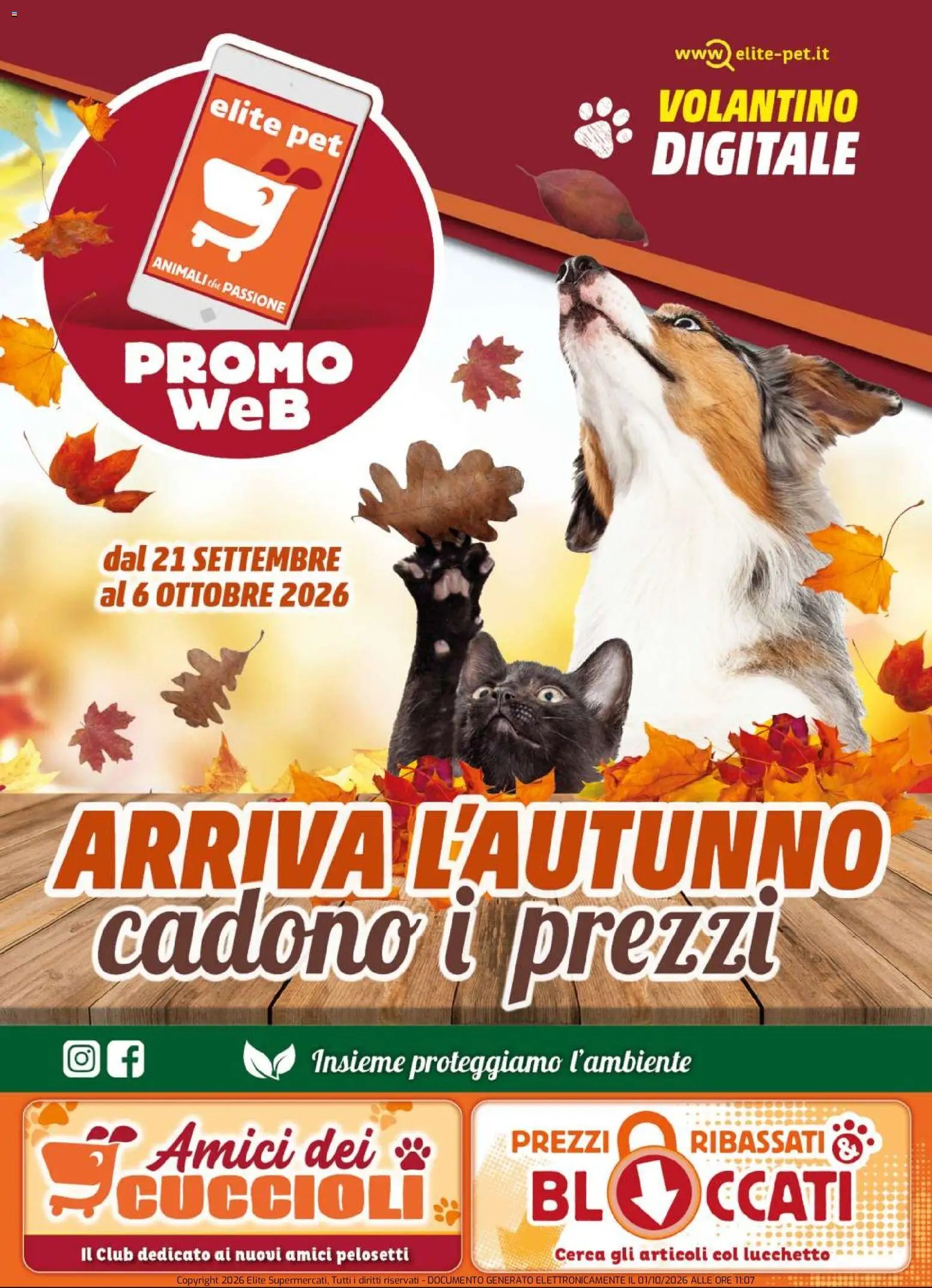 Elite Supermercati volantino Pet