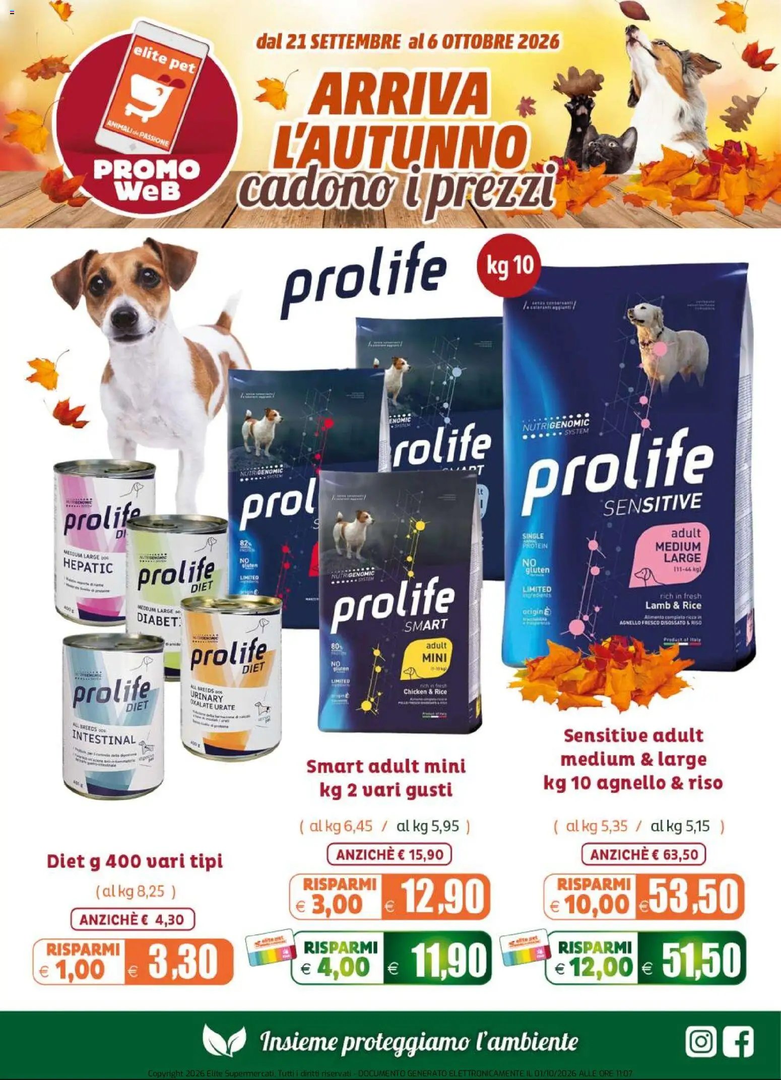 Elite Supermercati volantino Pet
