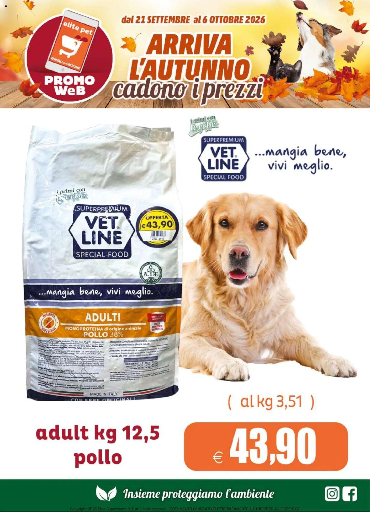 Elite Supermercati volantino Pet