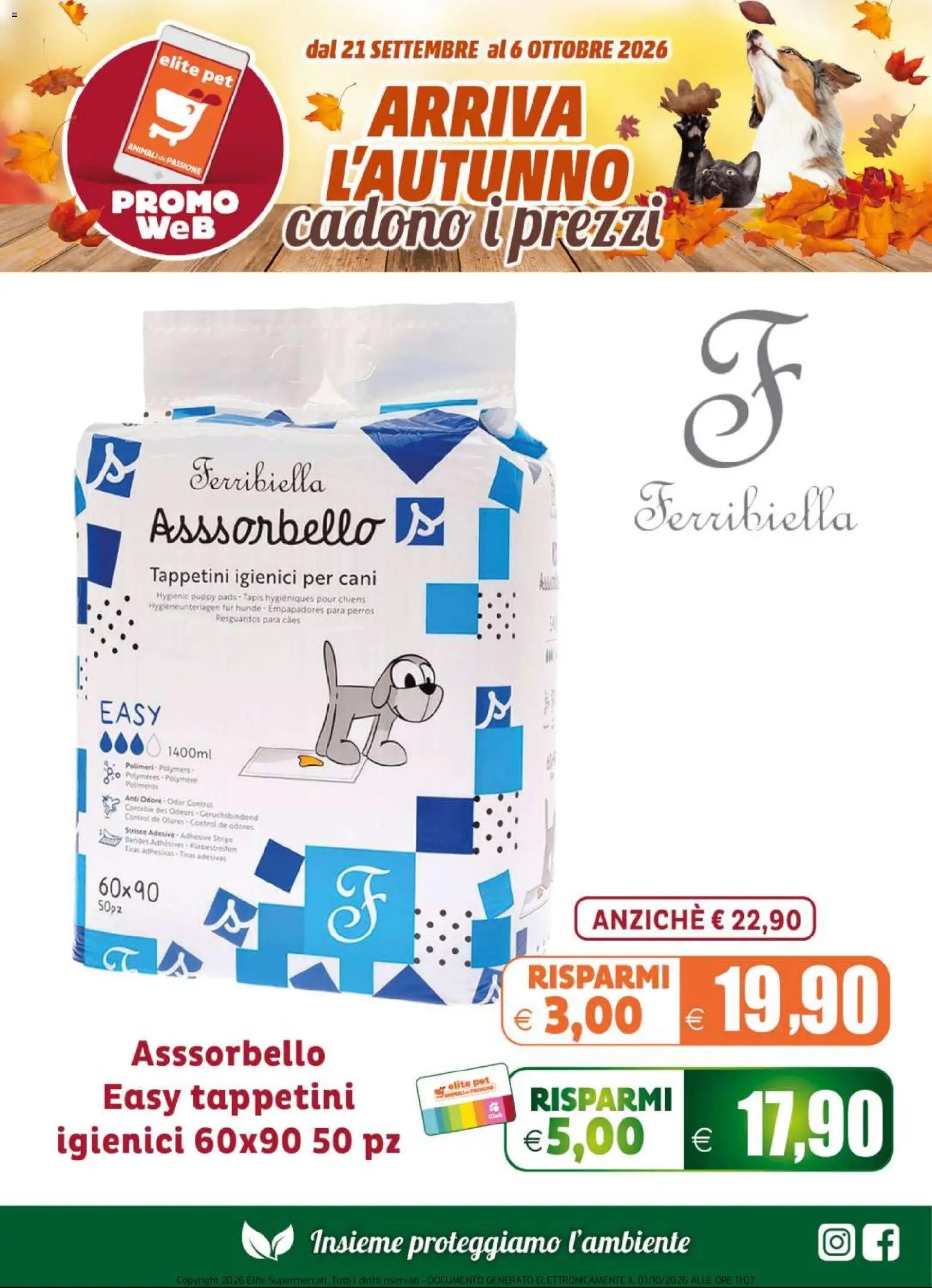 Elite Supermercati volantino Pet