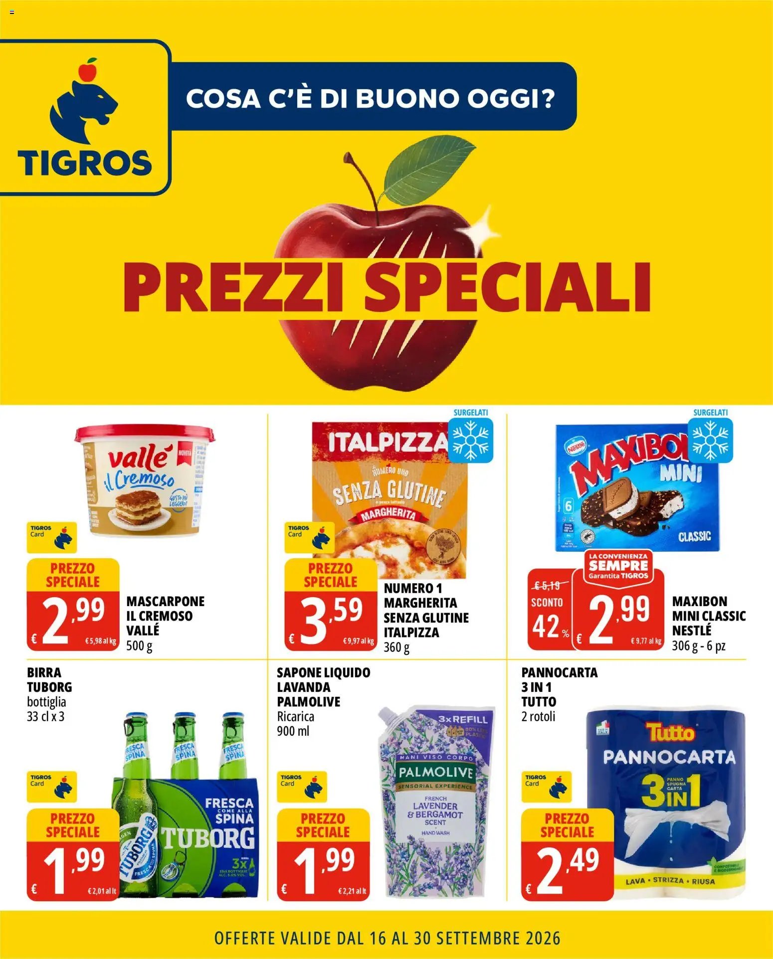 Tigros volantino Prezzi Speciali