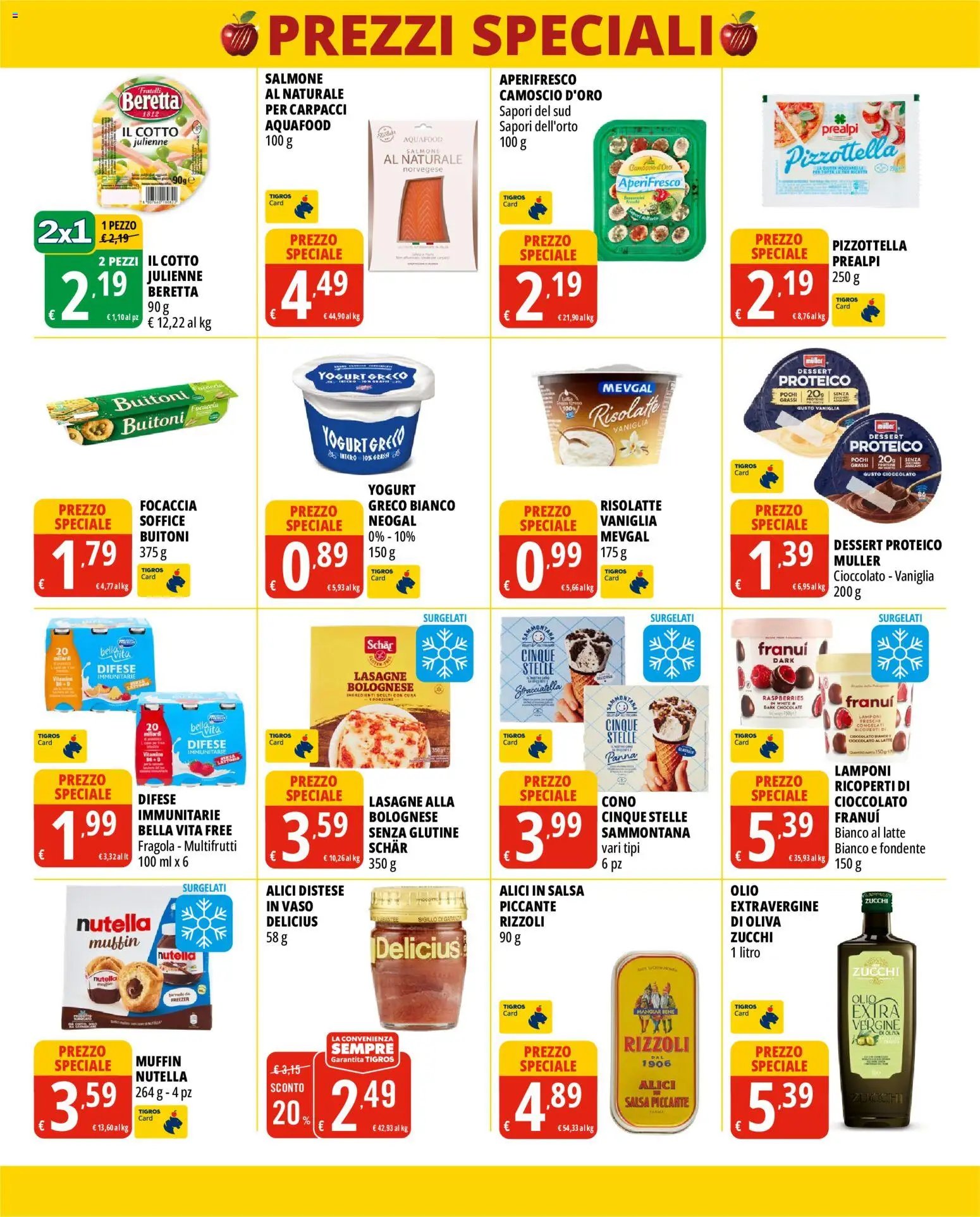 Tigros volantino Prezzi Speciali