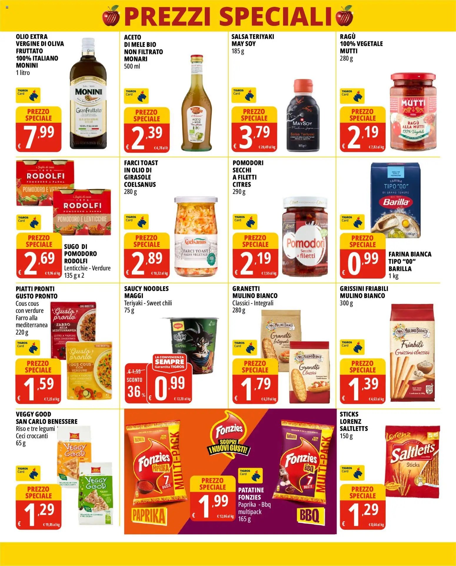 Tigros volantino Prezzi Speciali