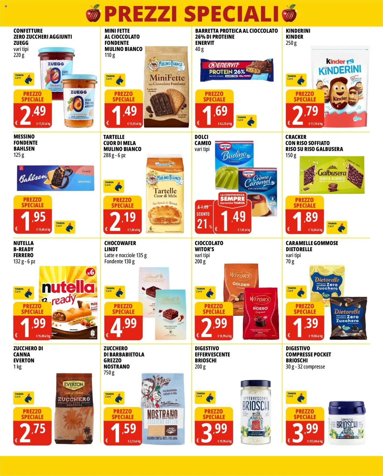 Tigros volantino Prezzi Speciali