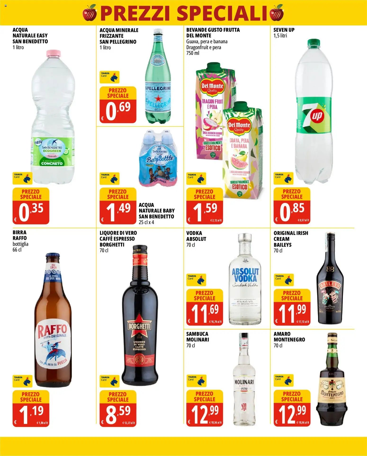 Tigros volantino Prezzi Speciali