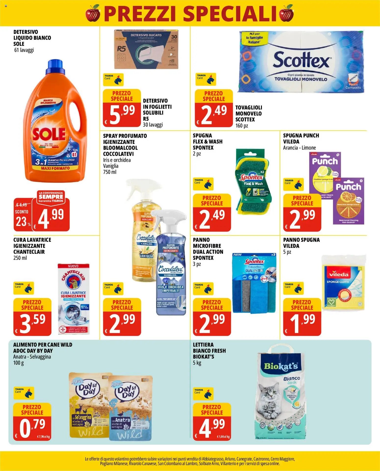 Tigros volantino Prezzi Speciali