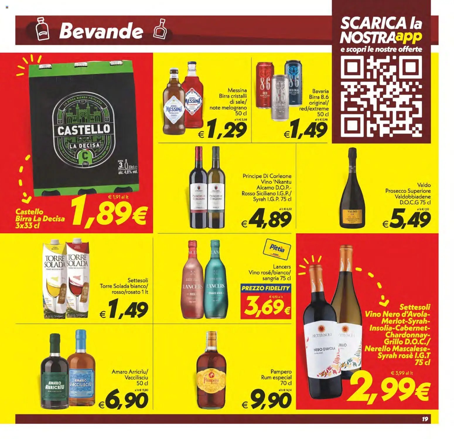 SuperConveniente volantino Messina, Siracusa, Palermo