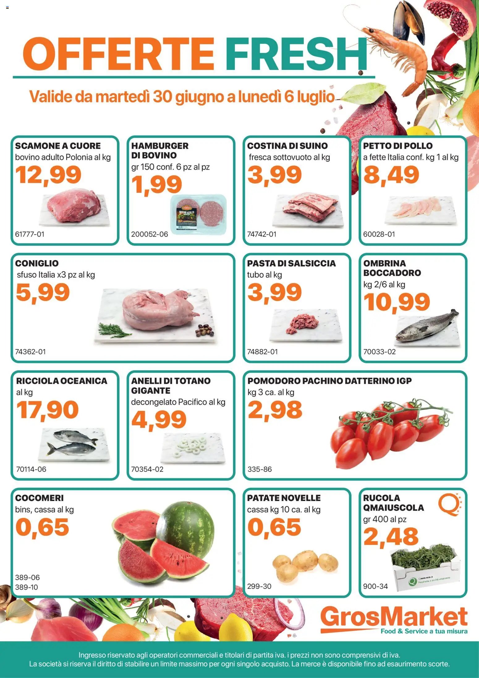 Sogegross volantino Offerte Fresh