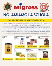 Migross volantino Noi Amiamo la Scuola