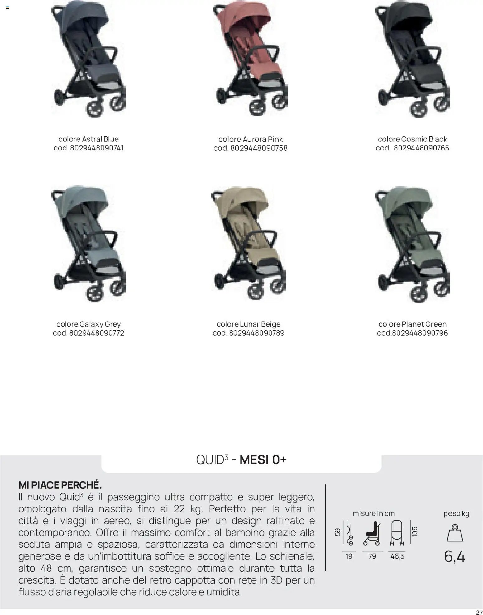 Prenatal volantino Passeggini