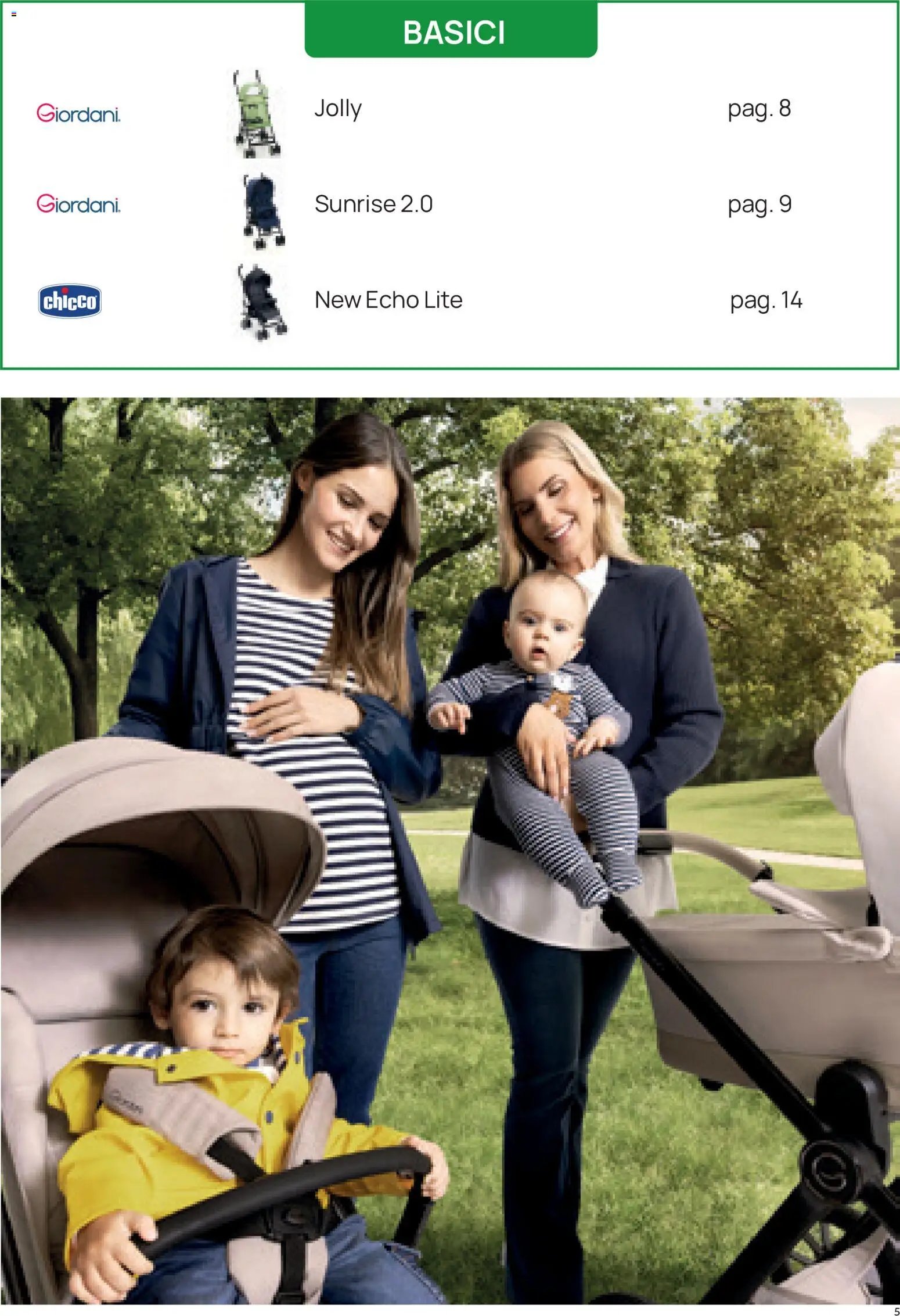 Prenatal volantino Passeggini