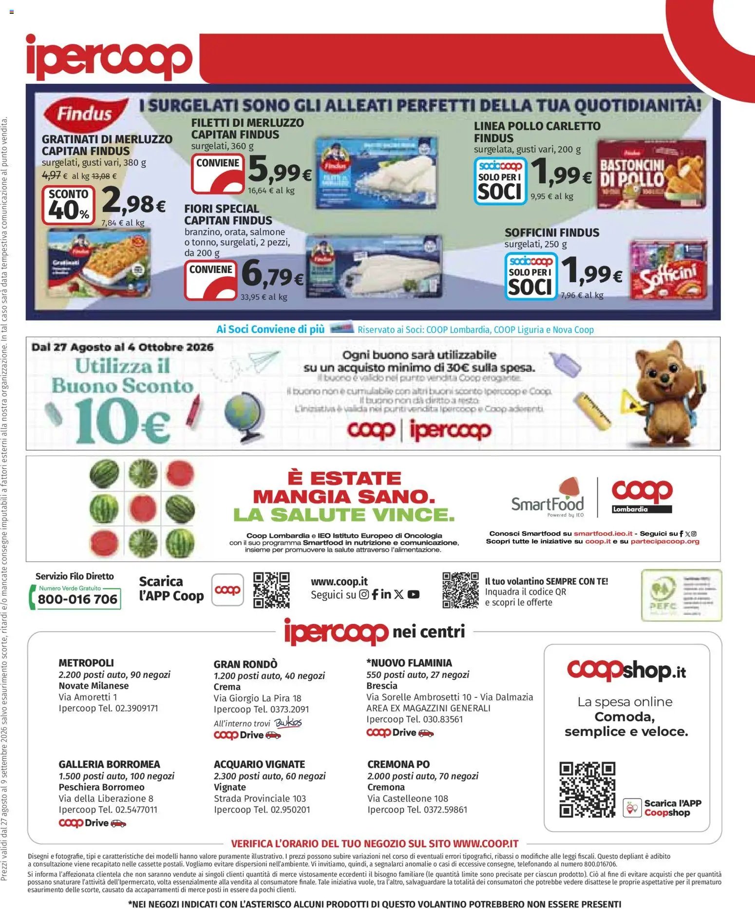 Ipercoop volantino Brescia