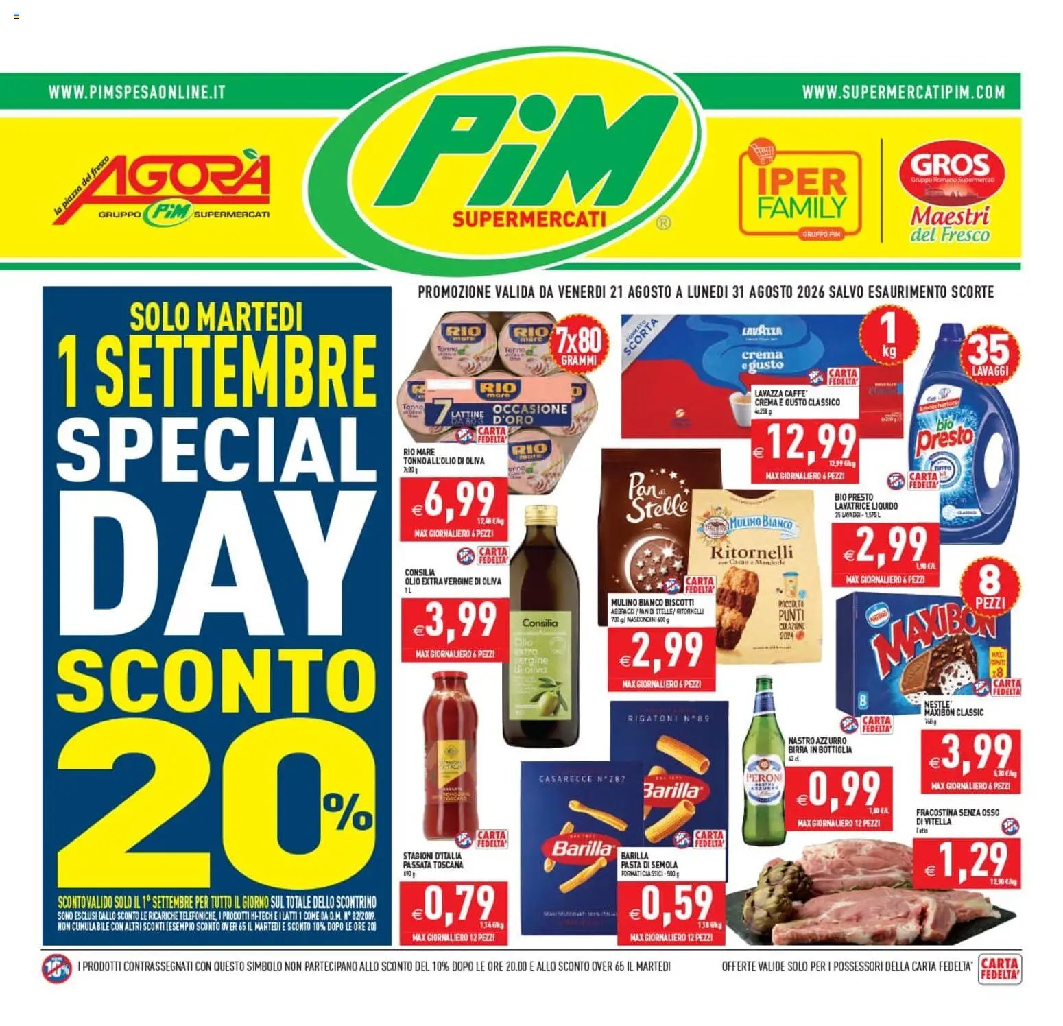 PIM Supermercati volantino