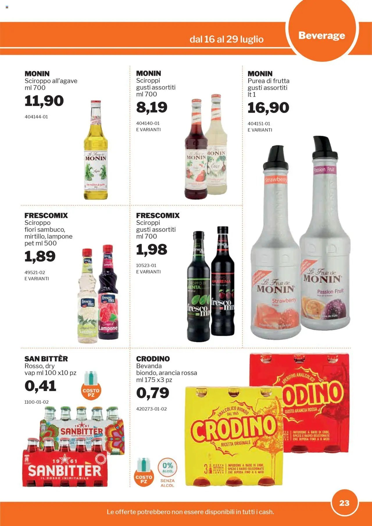 Volantino Sogegross (2025-07-16 - 2025-07-29)