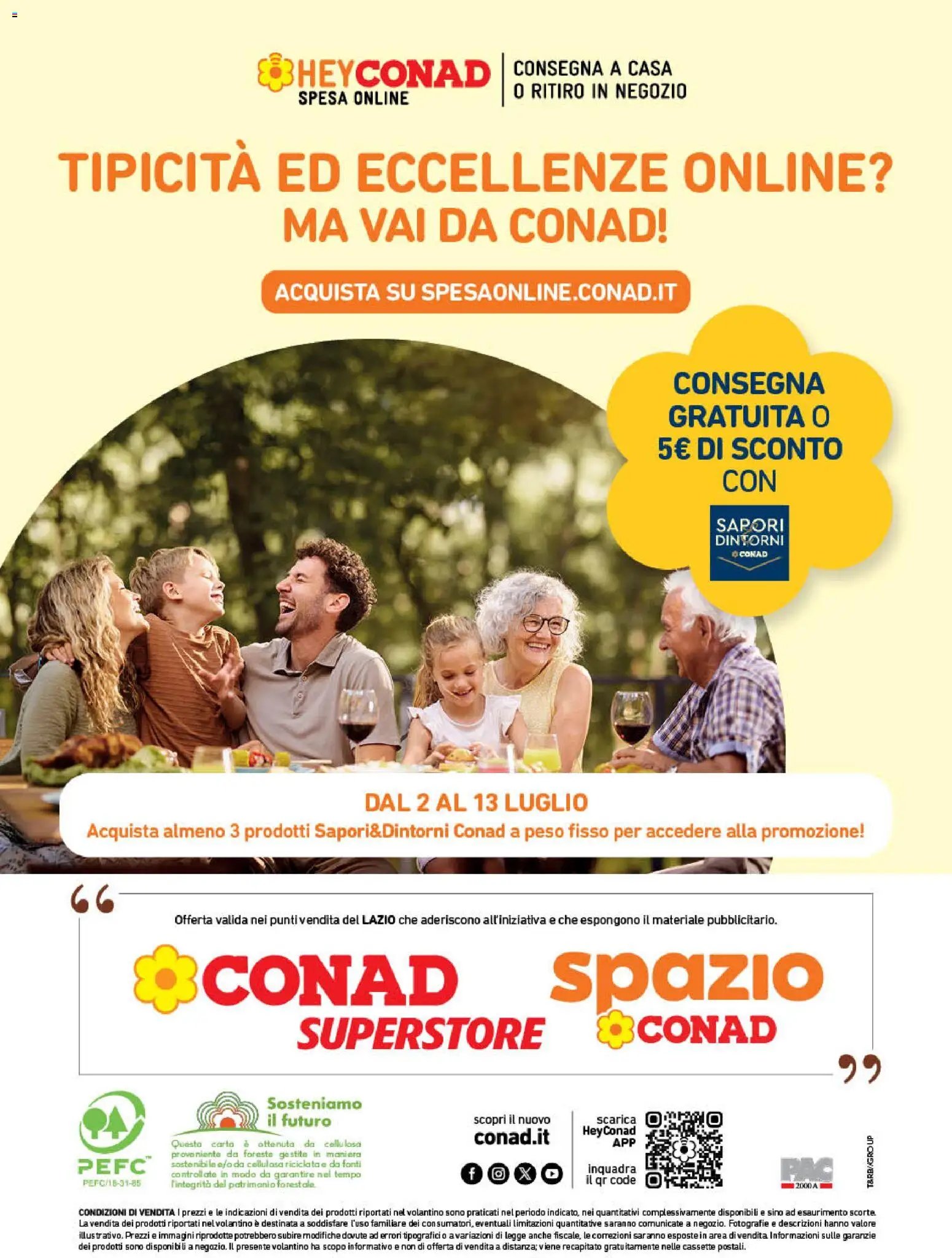 Spazio Conad volantino Buono del Paese