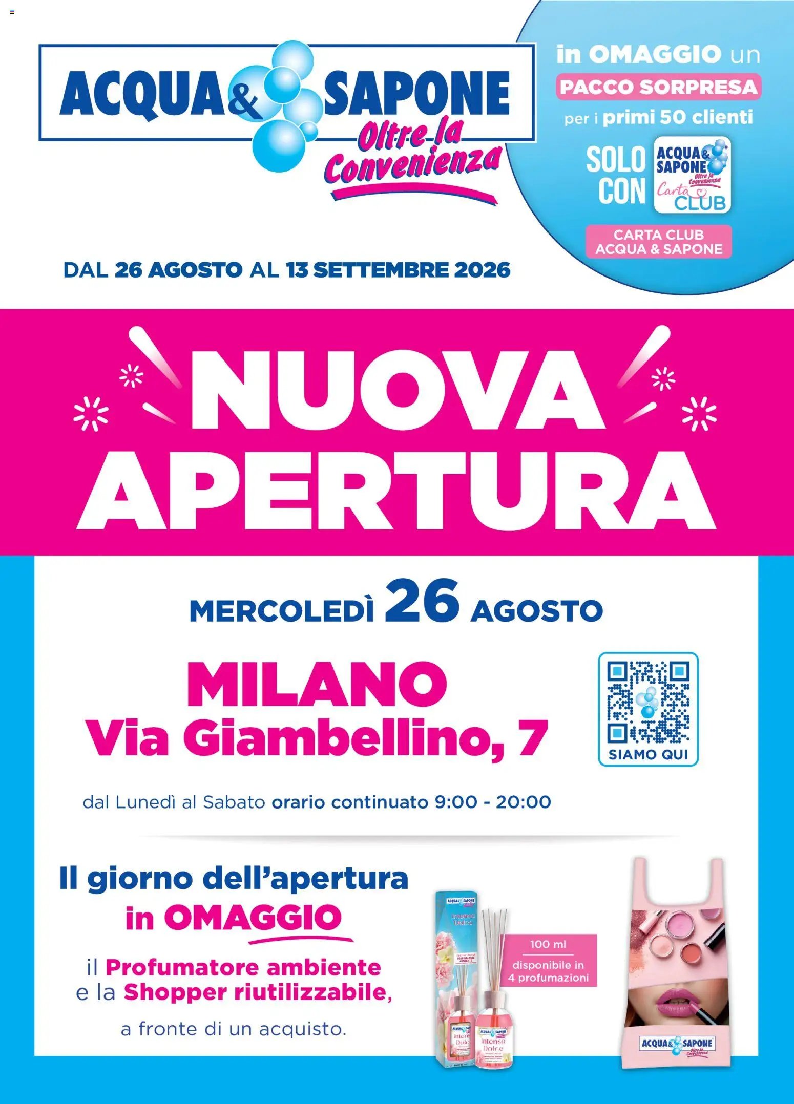 Acqua e Sapone volantino Milano