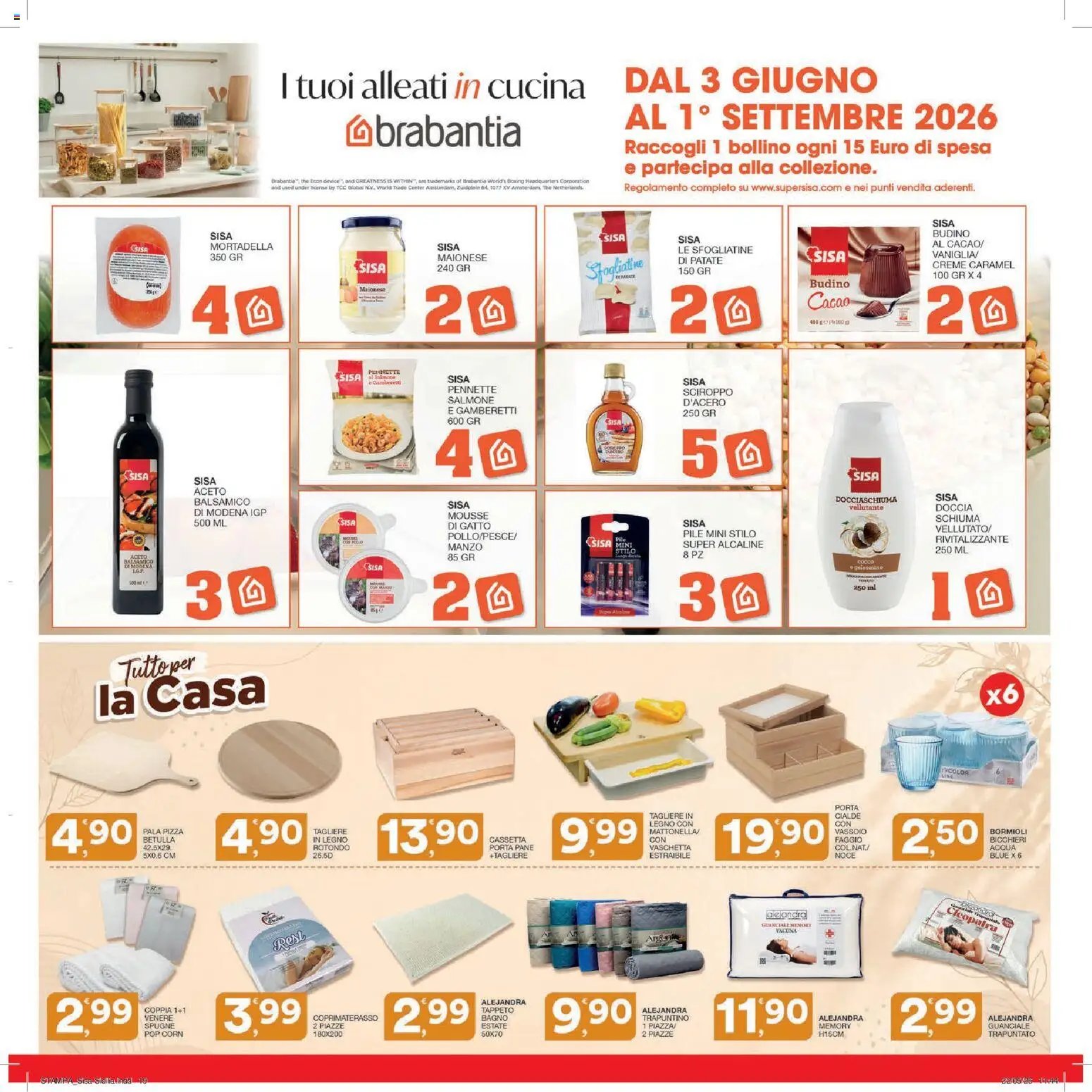 SISA volantino