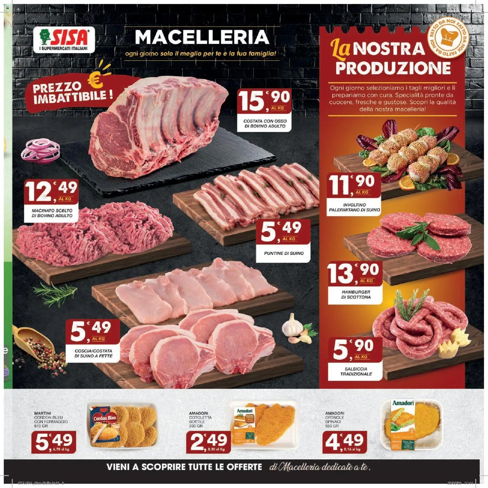 SISA volantino