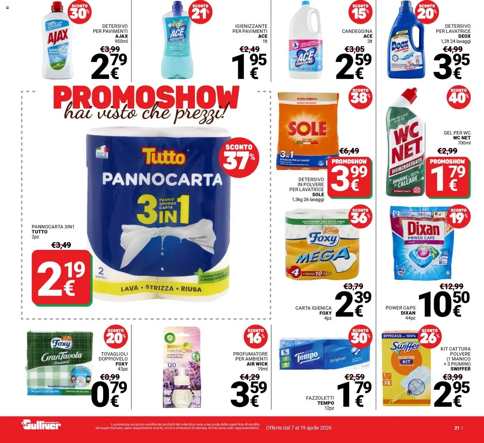 Gulliver volantino (2026-04-07 - 2026-04-19)