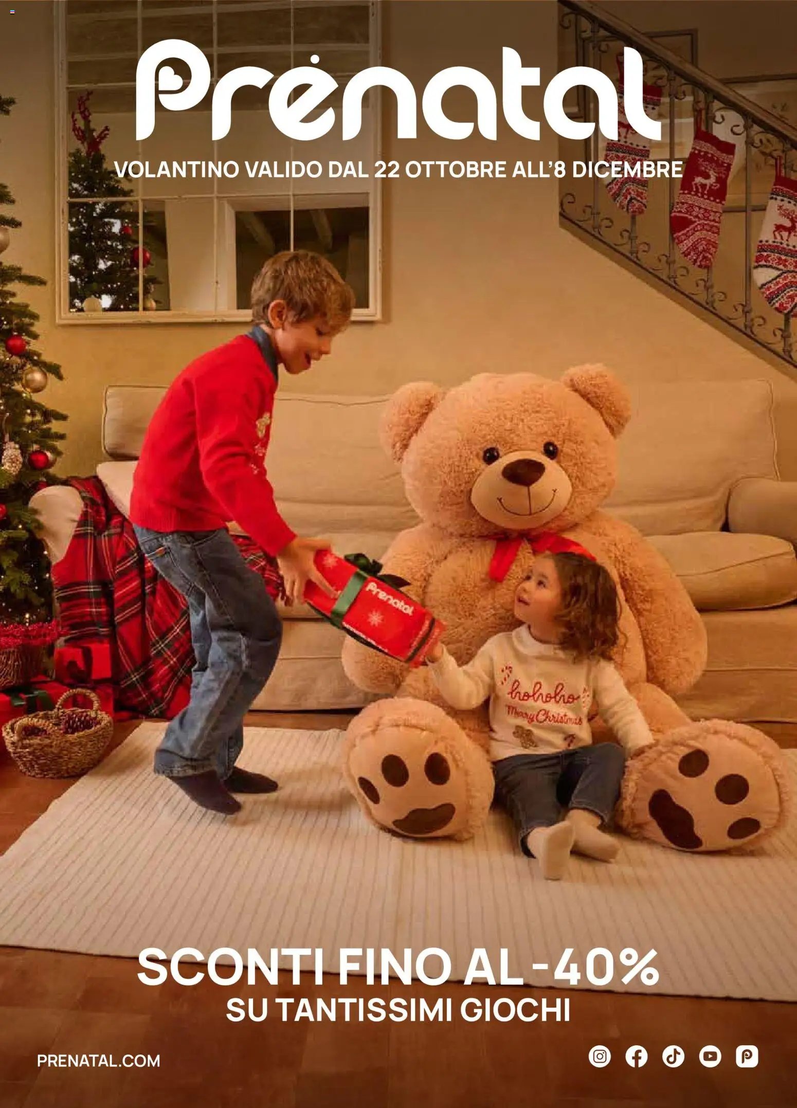 Prenatal volantino Natale