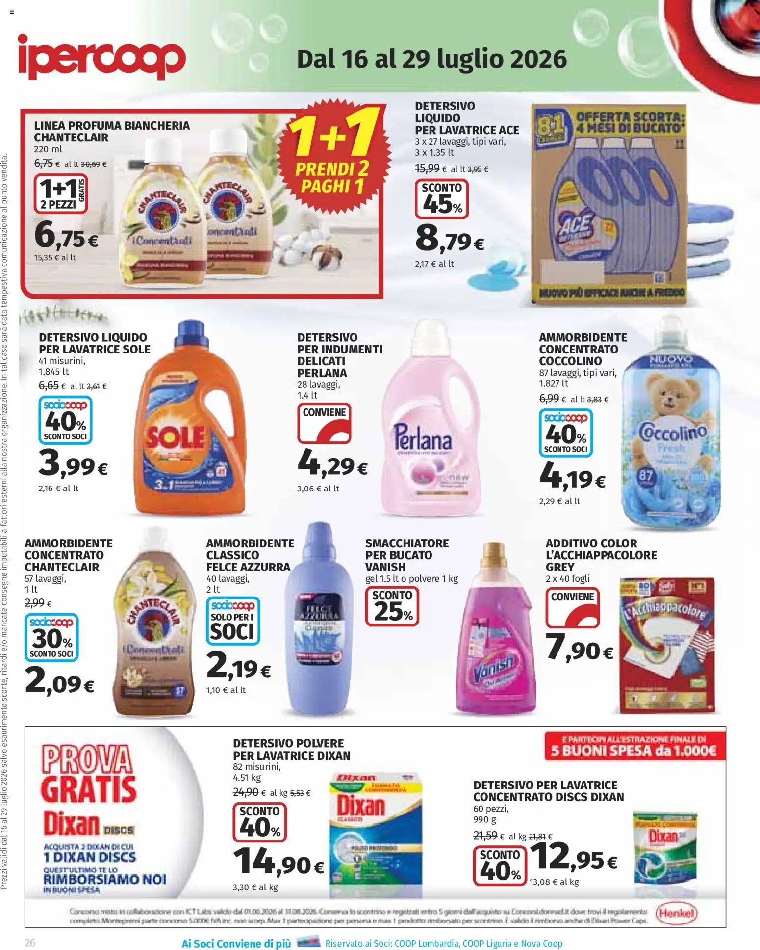 Ipercoop volantino Milano Bonola