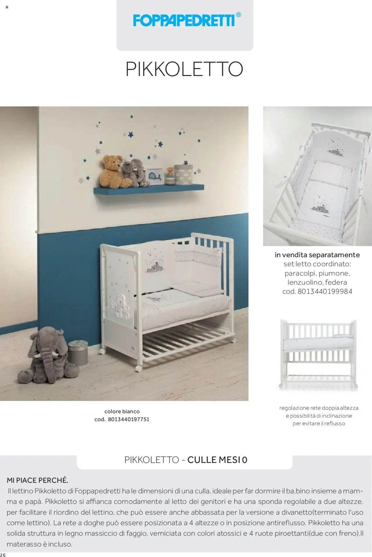 Catalogo Camarette e Lettini Prenatal	 (2025-01-01 - 2025-12-31)