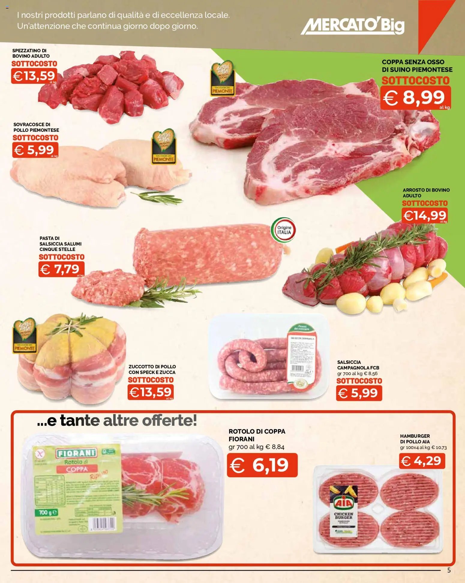 Mercatò volantino Big
