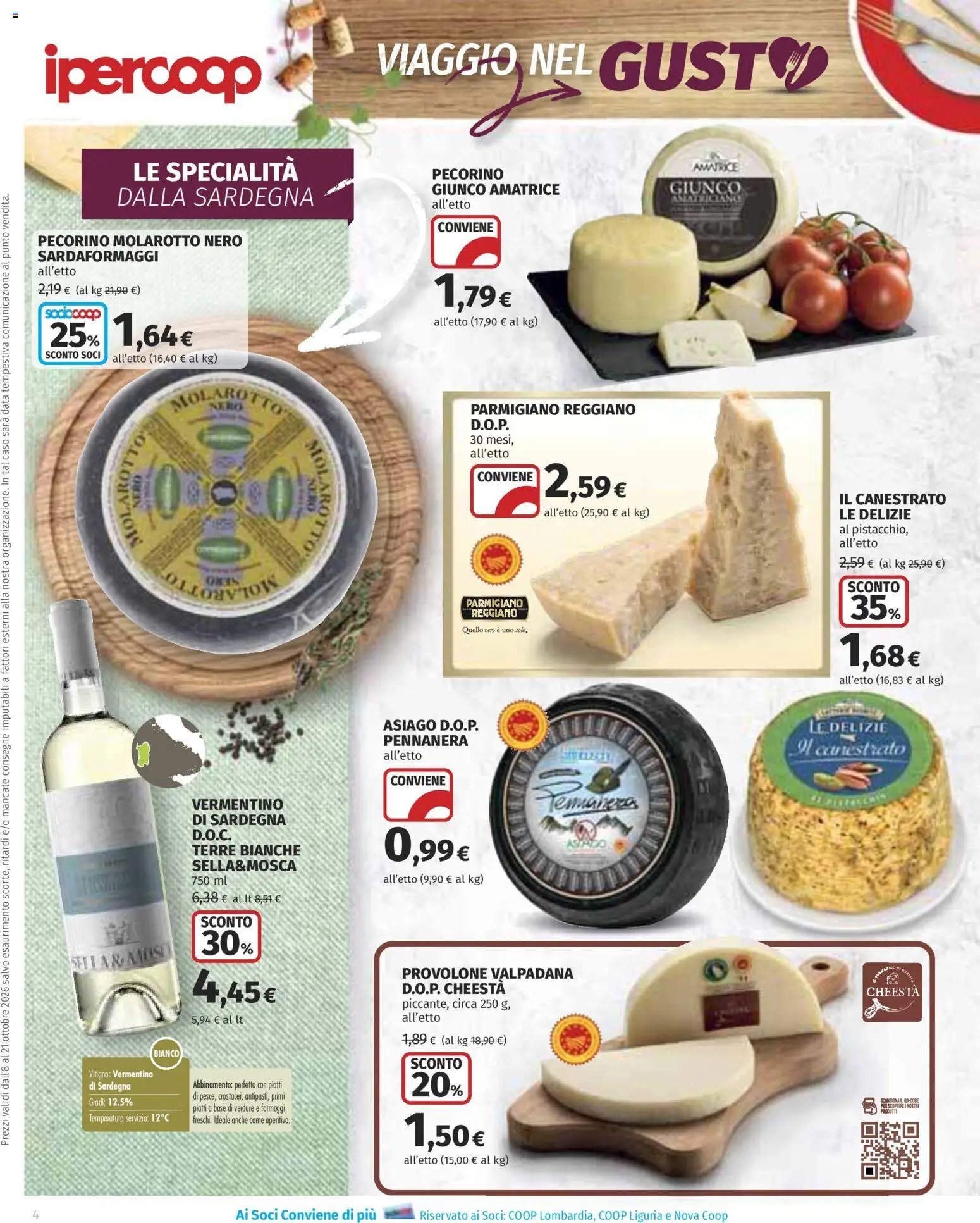 Ipercoop volantino Viaggio Nel Gusto