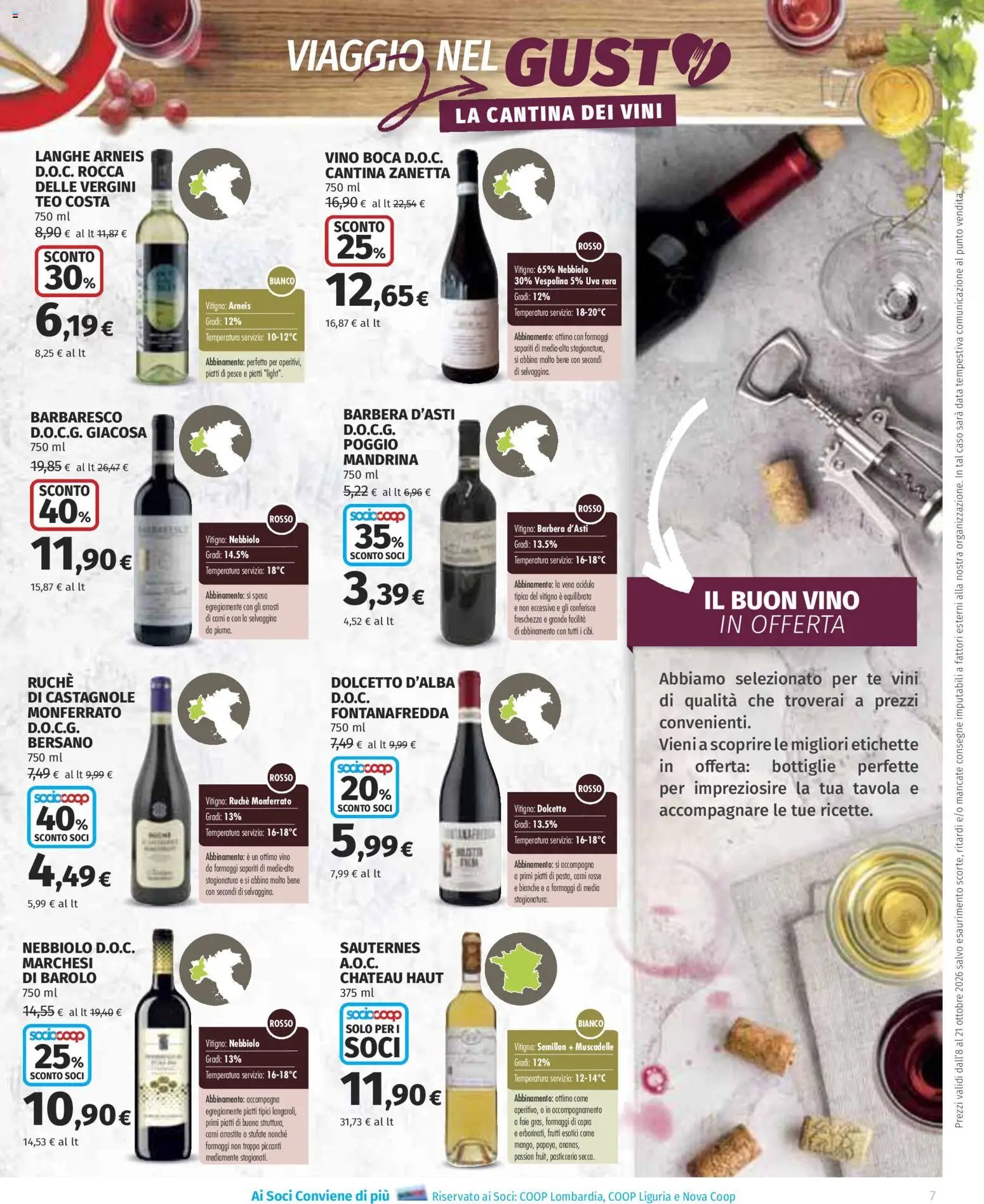 Ipercoop volantino Viaggio Nel Gusto