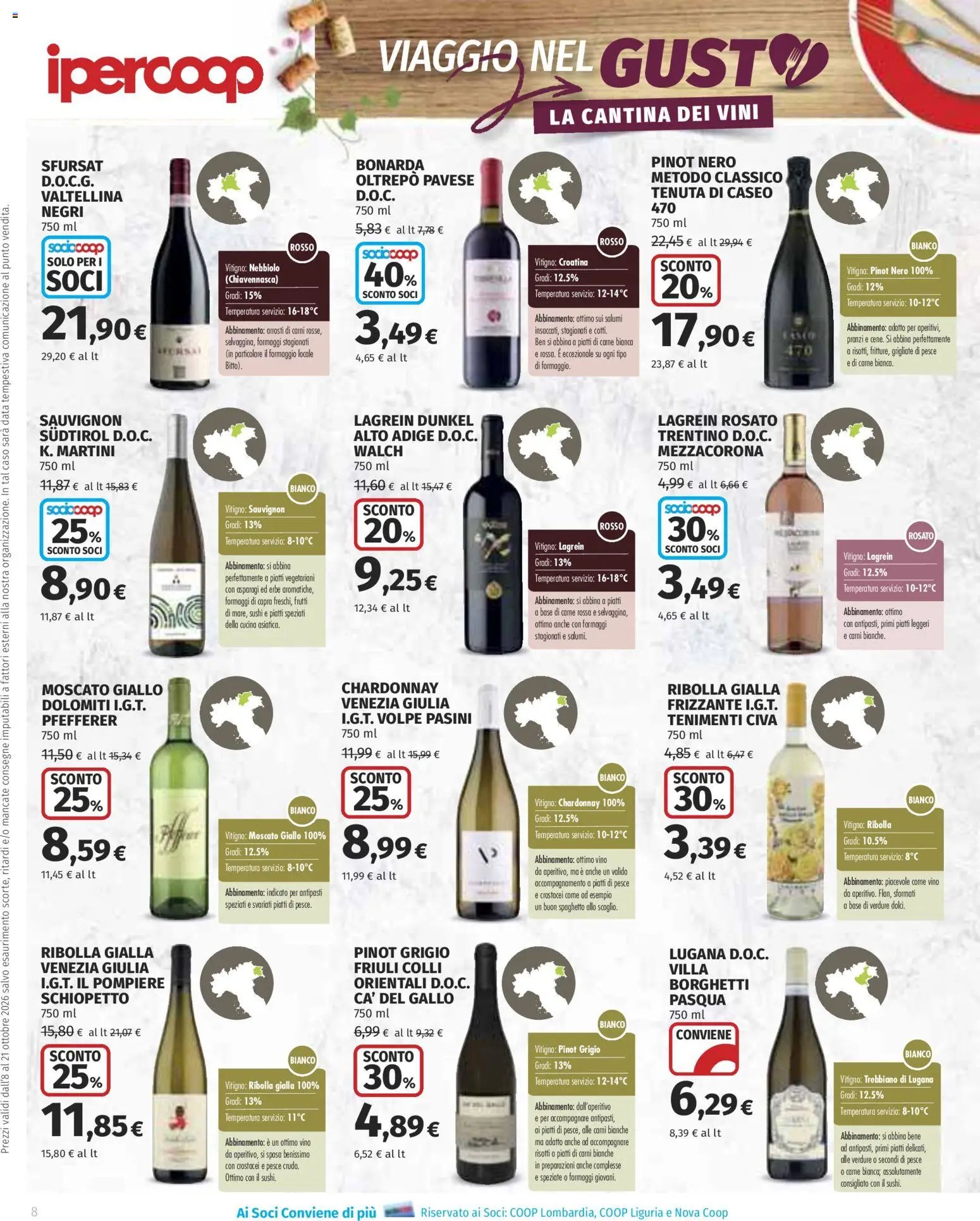 Ipercoop volantino Viaggio Nel Gusto