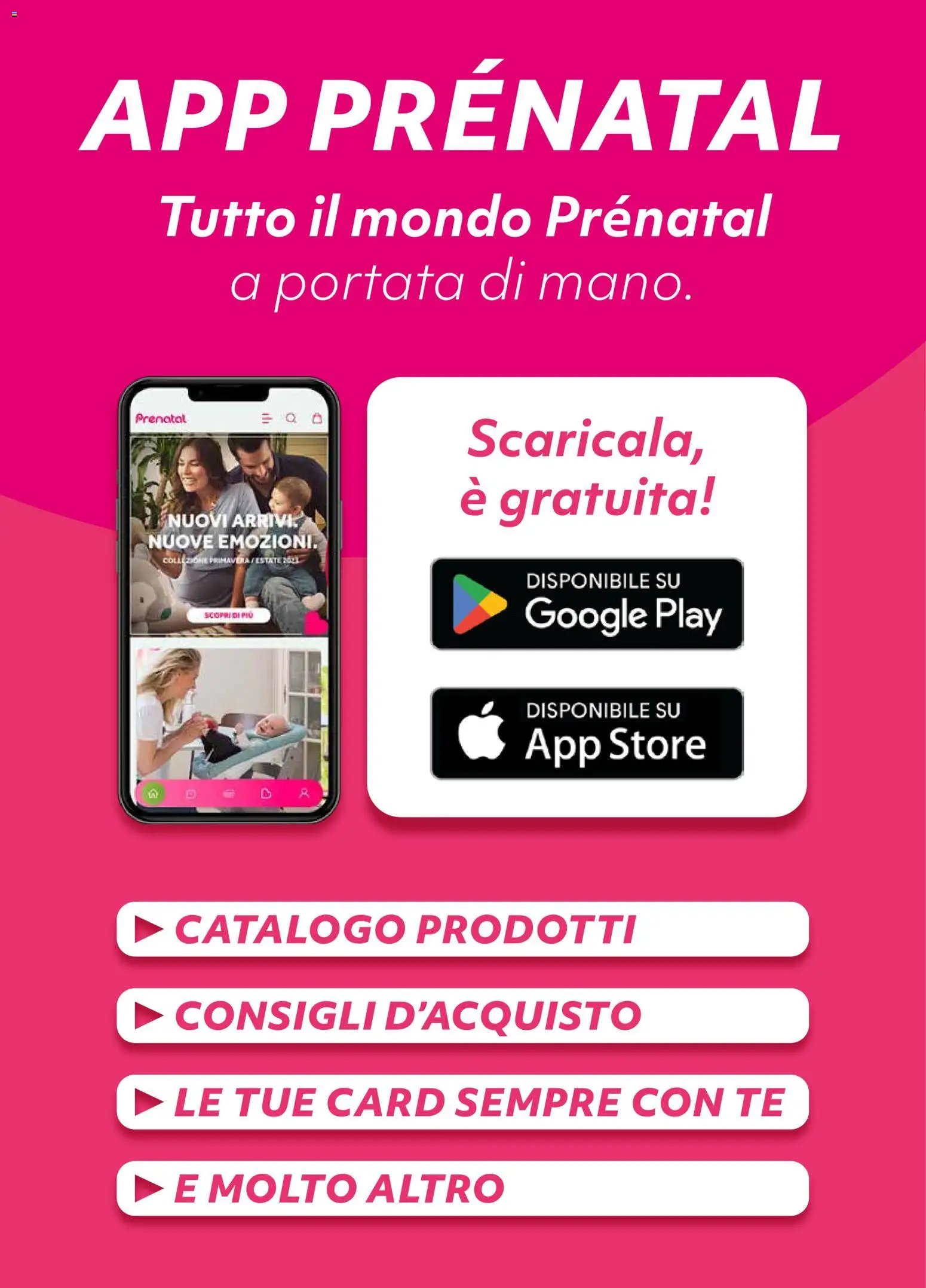 Prenatal volantino