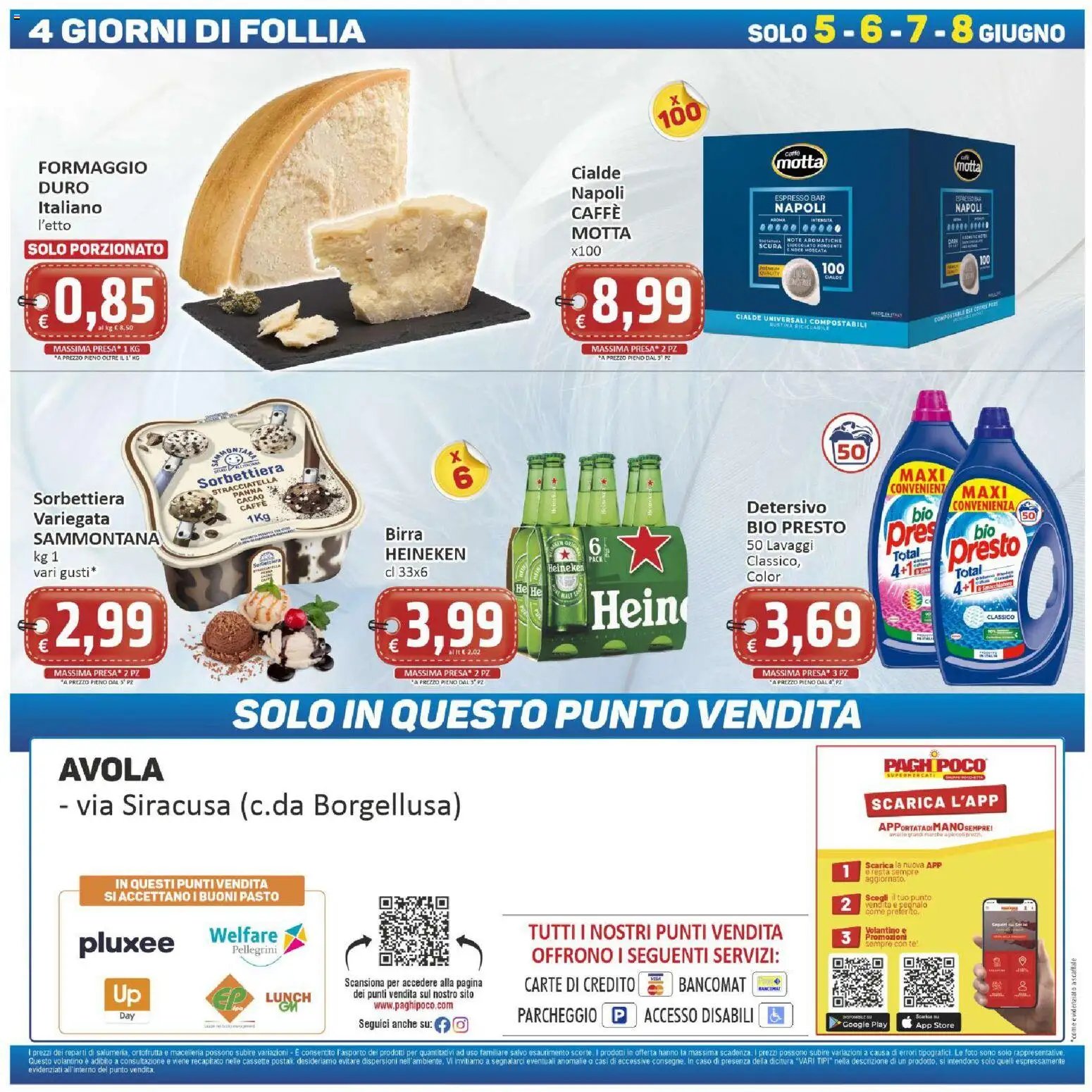 Paghi Poco volantino Avola