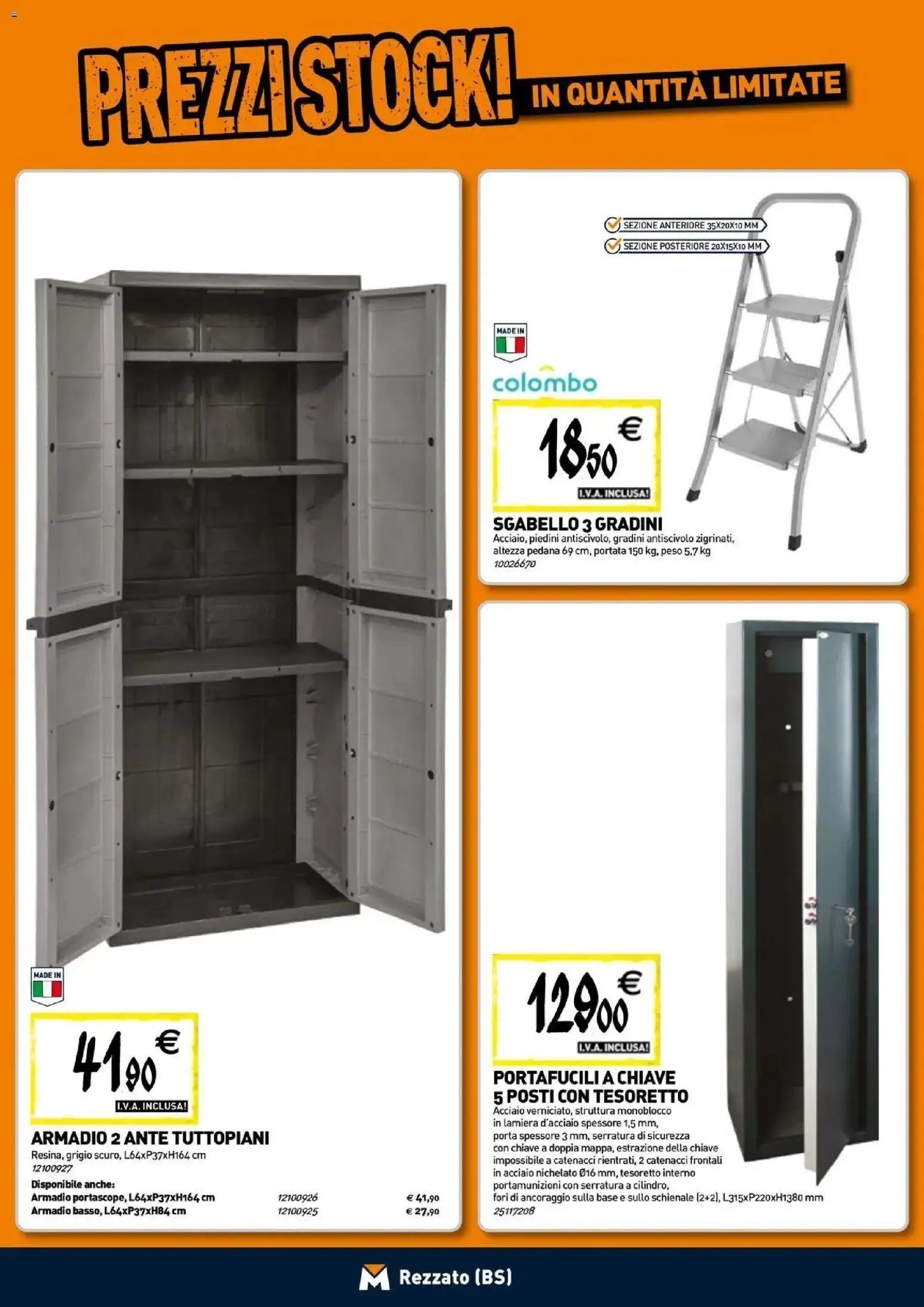 TECNOMAT - Straordinari prezzi stock!
