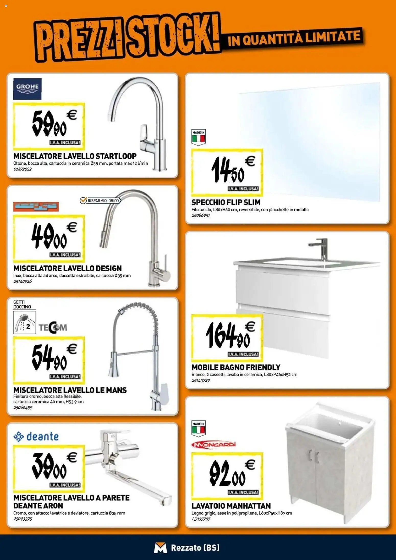 TECNOMAT - Straordinari prezzi stock!