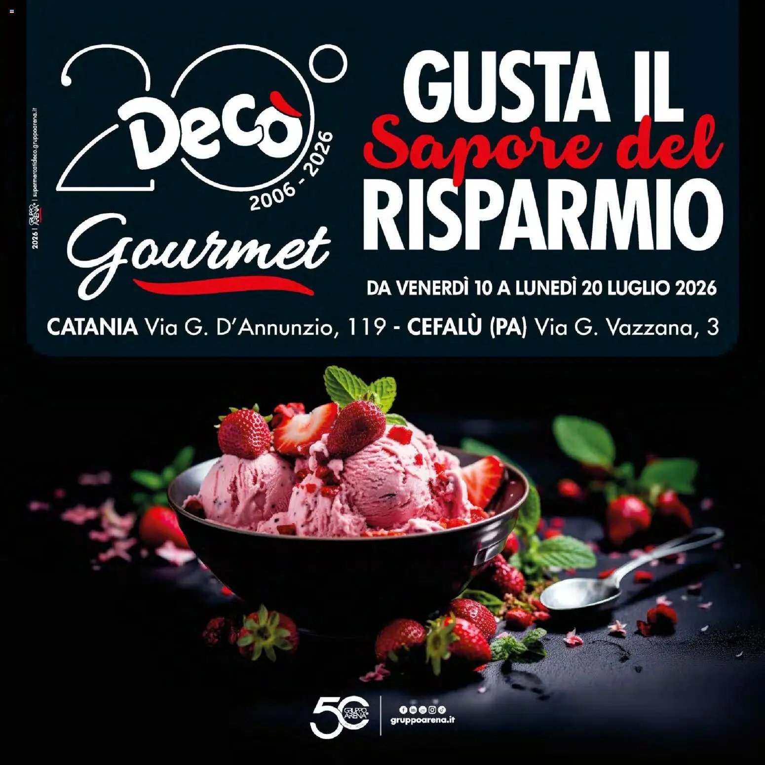 Decò volantino Gourmet Sicilia