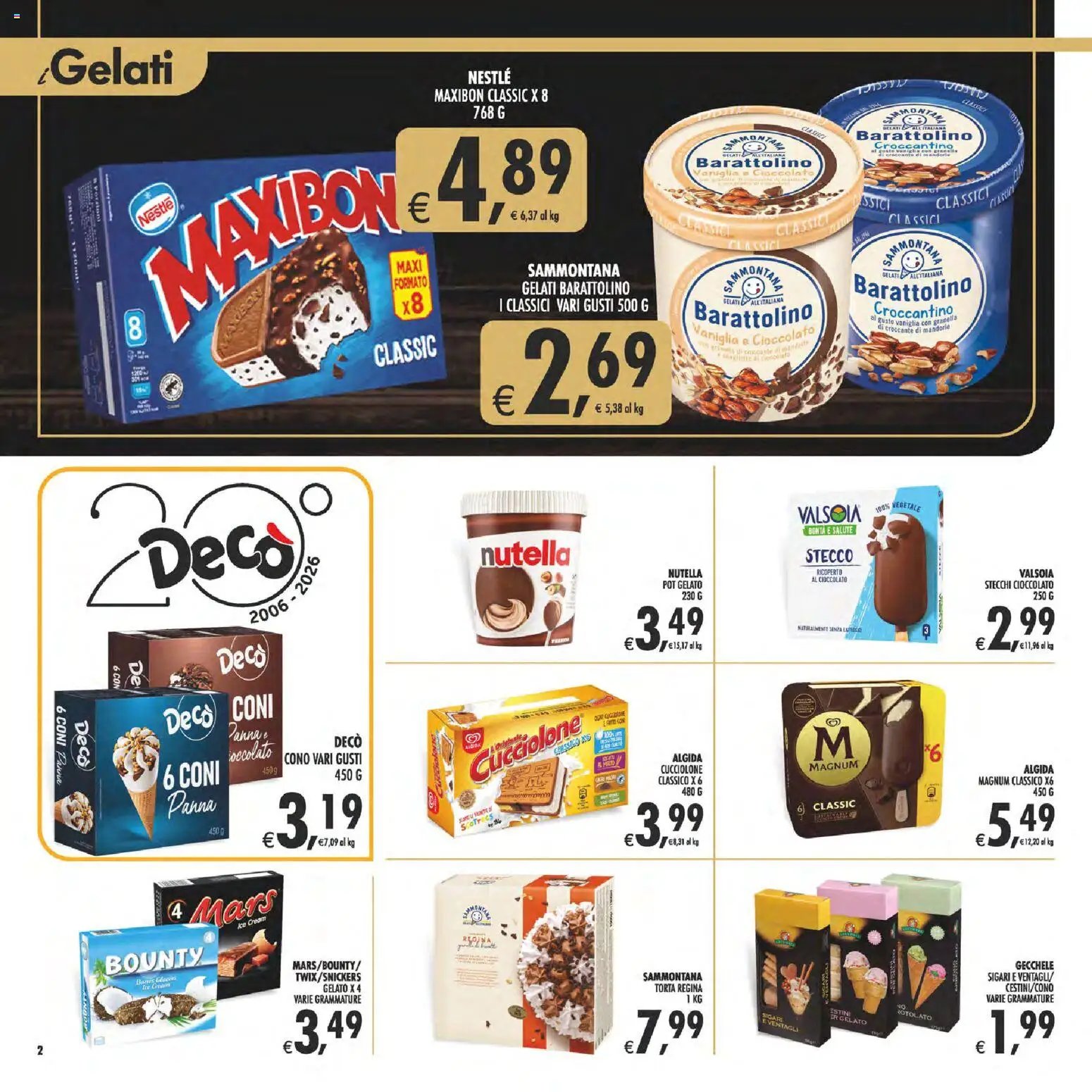 Decò volantino Gourmet Sicilia
