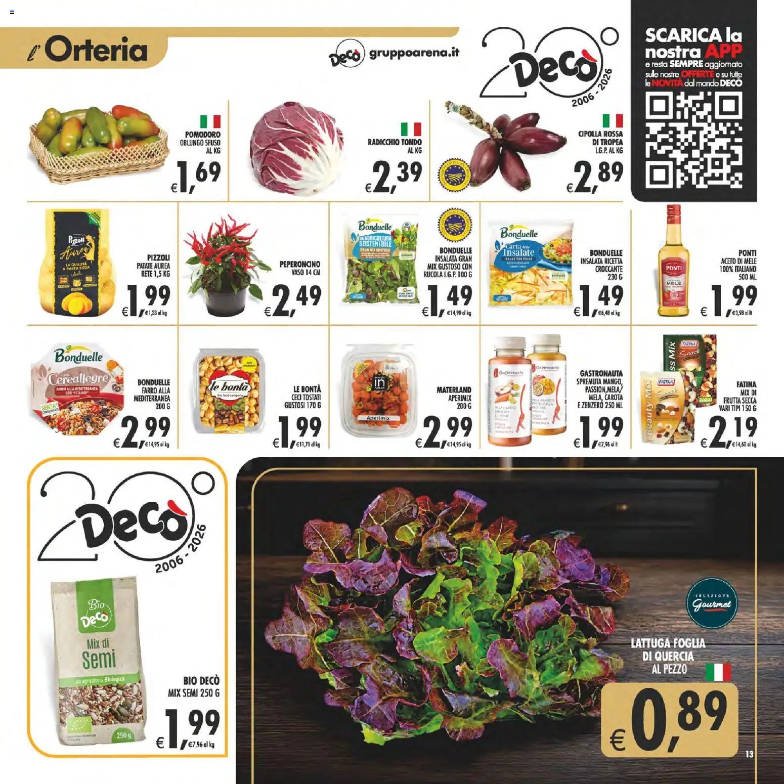 Decò volantino Gourmet Sicilia