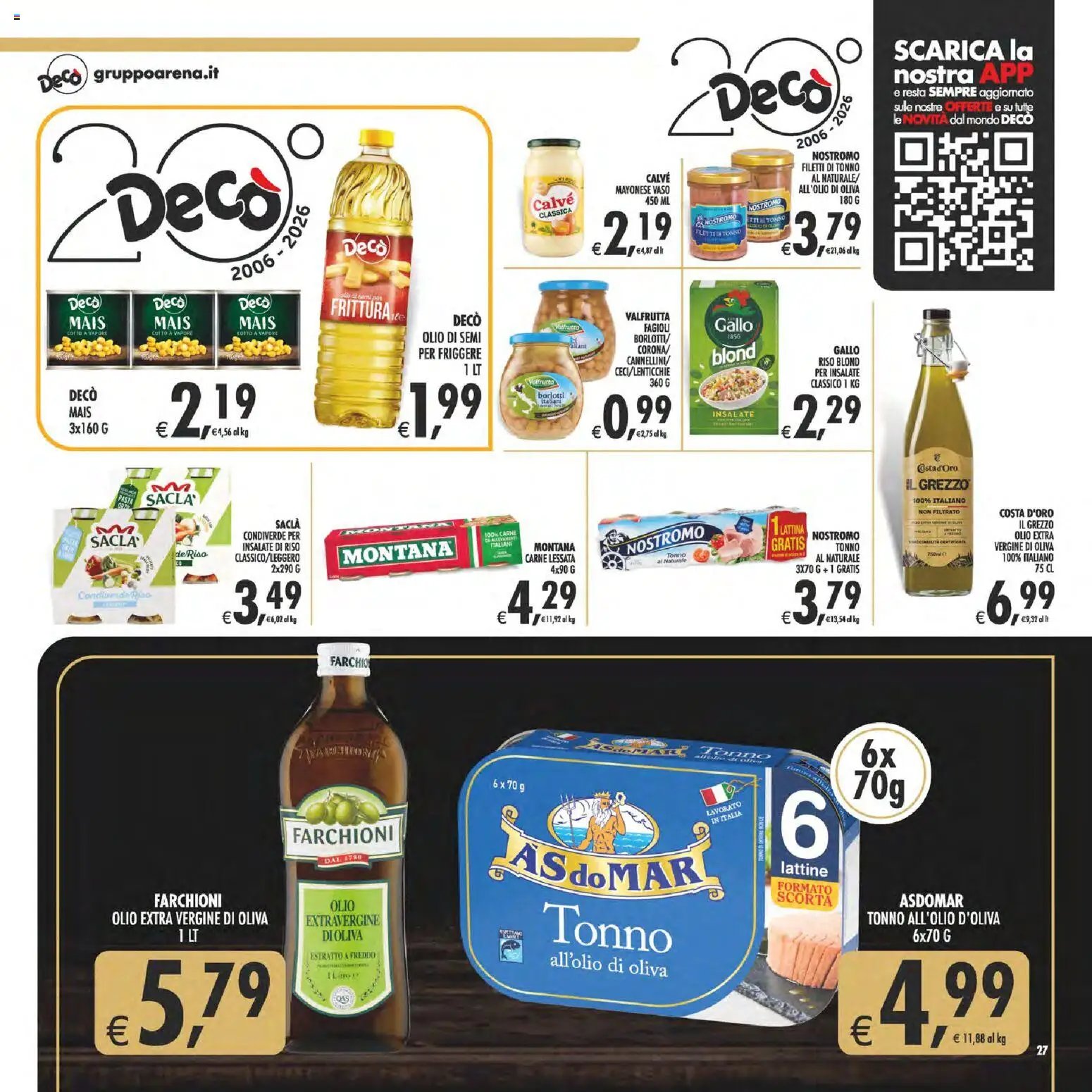 Decò volantino Gourmet Sicilia