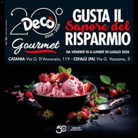 Decò volantino Gourmet Sicilia