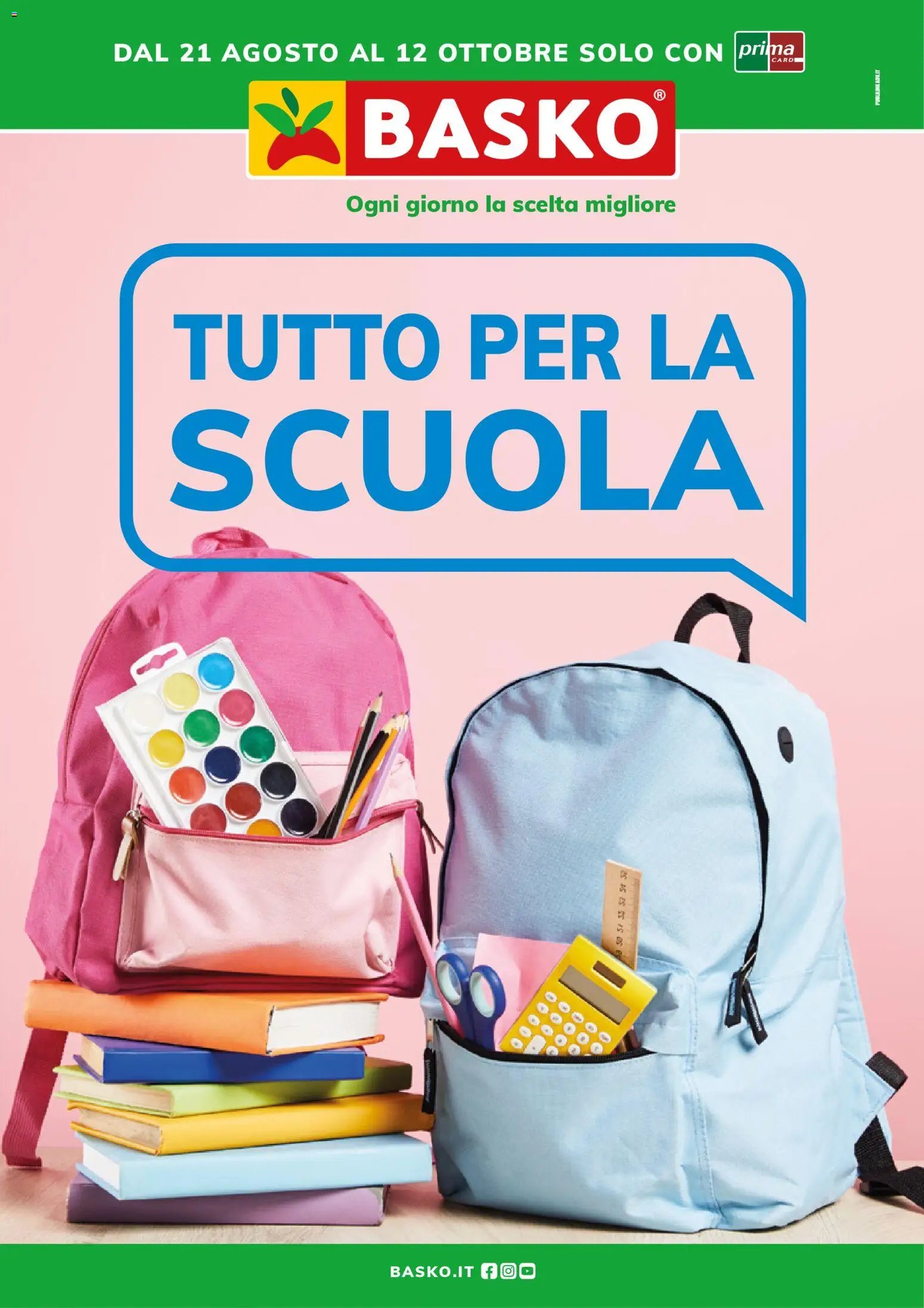 Basko volantino Scuola
