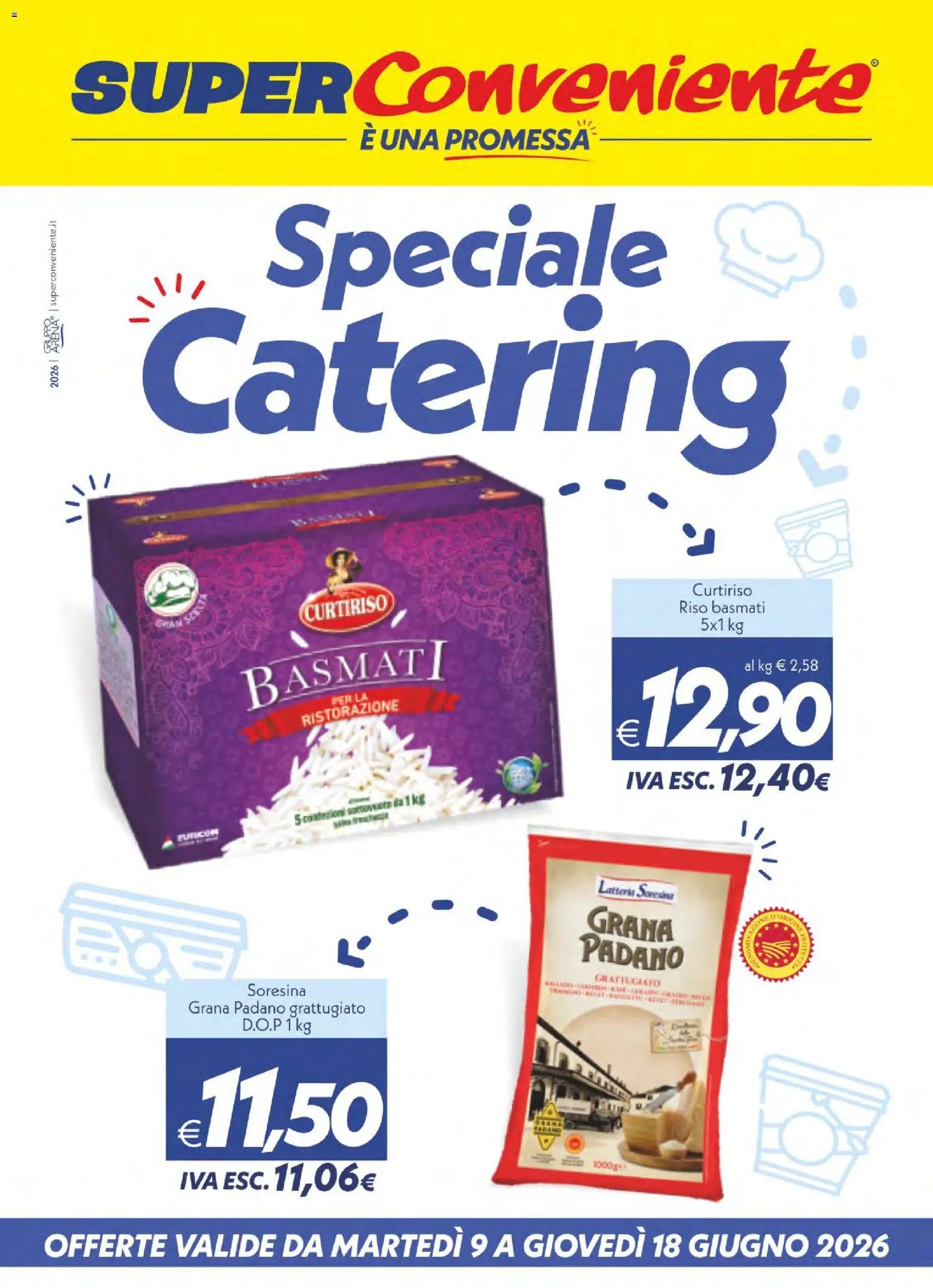 SuperConveniente volantino Catering Enna, Misterbianco