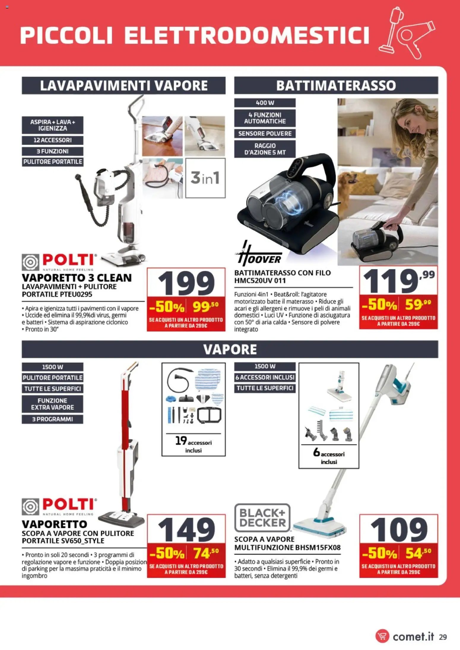 Comet volantino Piccoli Elettrodomestici