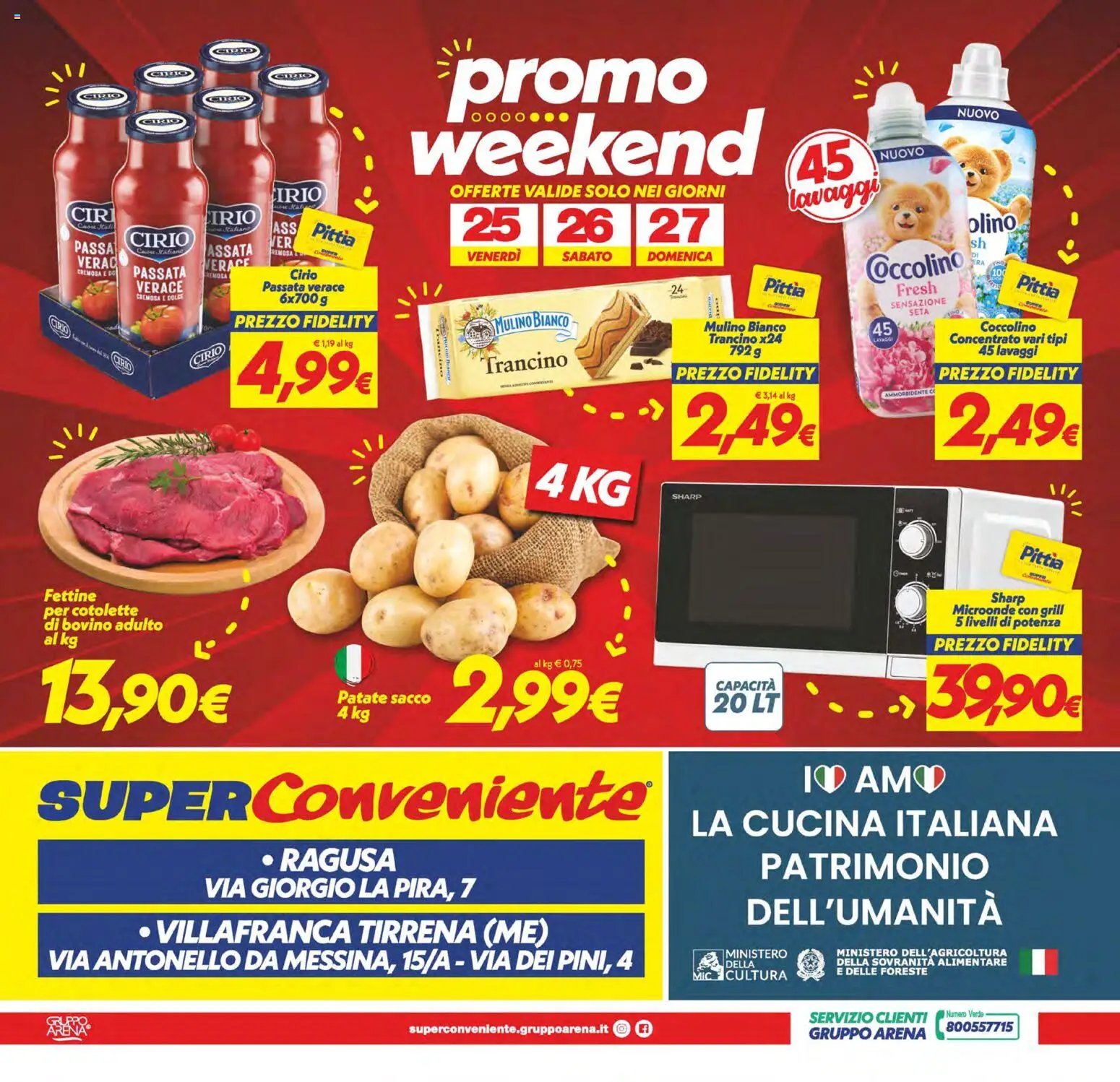 SuperConveniente volantino Ragusa, Villafranca