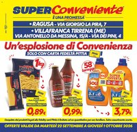 SuperConveniente volantino Ragusa, Villafranca