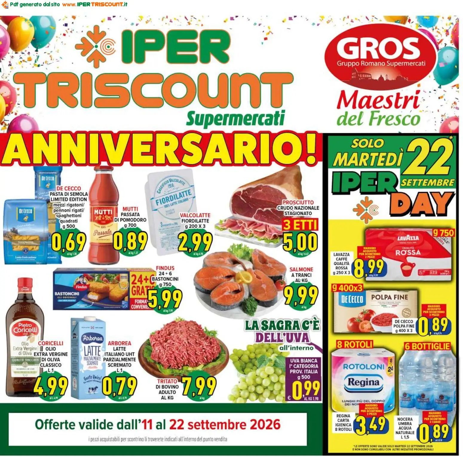 Ipertriscount volantino